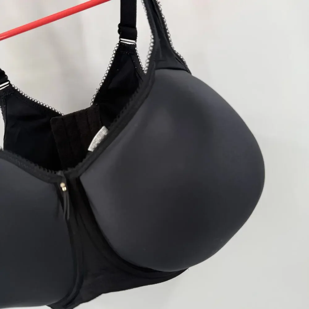 Wacoal Bra Size 40G Black Basic Beauty Contour T-Shirt Underwire Spacer 853192 - Picture 4 of 16